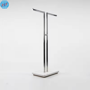 Good Selling Garment Shop Free Standing Hanging Clothing Stand Clothes Hanger Display Rack