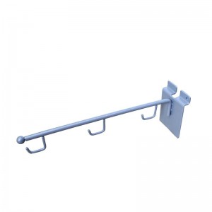 Metal J Hook Slatwall display rack accessories
