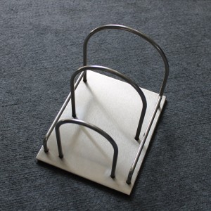 Metal Wire Stand Organizer Divider on Counter Top