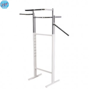 Adjustable 6 Way Clothing Rack with Chrome Plat...
