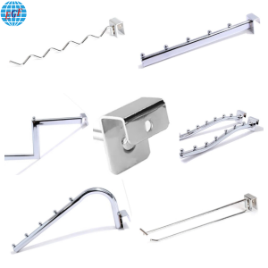 6 Styles Square Tube Hook for Retail Store Display, Customizable