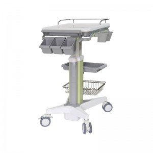 Excellent quality Standing Computer Cart - Hospital Ultrasound Equipment Cart – Secure