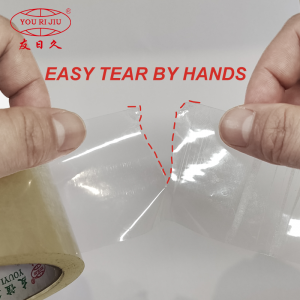 Yourijiu Transparante Sealing Glue Packaging Stationery Home Office Skoalle Bewegen Sterke Adhesive Funksje Gjin Mes BOPP Easy Tear Tape