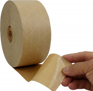 Watergeaktiveerde versterkte Kraftpapierband