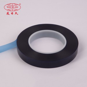 Bande adhésive bleue de Film de PVC d'adhésif en caoutchouc sensible à la pression de Protection de galvanoplastie résistante à la chaleur
