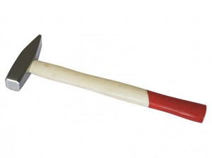Germany type Machinist Hammer with TPR plastic handle/ Wood handle