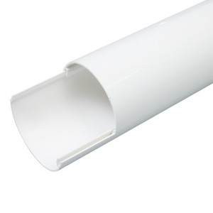 2019 wholesale price Easy Installation 75*65mm Decorative Pvc Line Set Pipe Covers Trunking For Air Conditioning