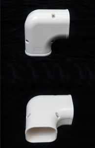 Flat Elbow of air conditioner lineset cover