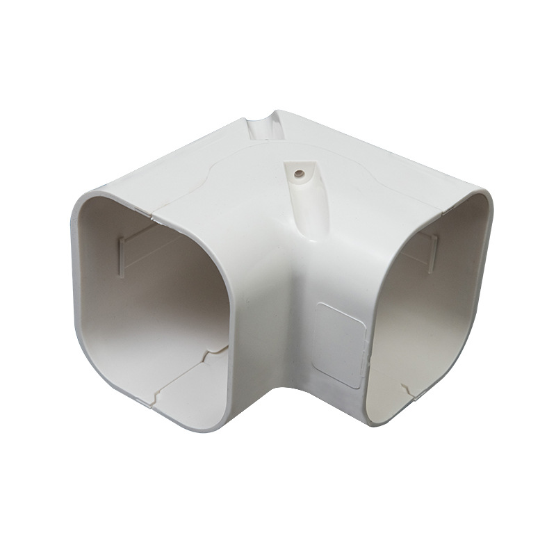 Vertical elbow of air conditioner lineset cover