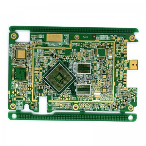 Customized FR4 Multi-layer Cross Blind/Burried Hole PCB Circuit Boards,6Layers HDI PCB For Smart Control In China