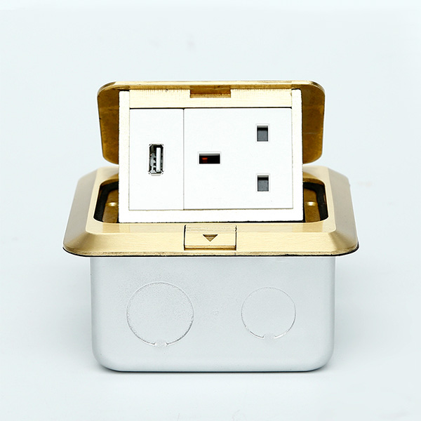 HTD-4 Eu Style Pop-up Floor Socket Box With Usb