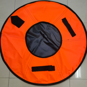 120cm Winter sport inflatable towable snow sled tube inflatable ski tube for sale