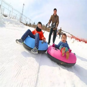 90cm Hard Bottom Commercial Heavy-Duty PVC Inflatable Snow Tube for Sledding