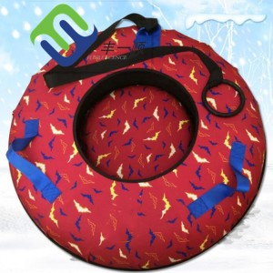 outdoor sports inflatable snow tube sled with PVC cover