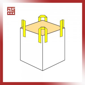 Buy Discount Container Bags Fot Bulk Factories Pricelist - 4 Cross Corner Loop/Circular Woven Jumbo Bag  – Zhensheng