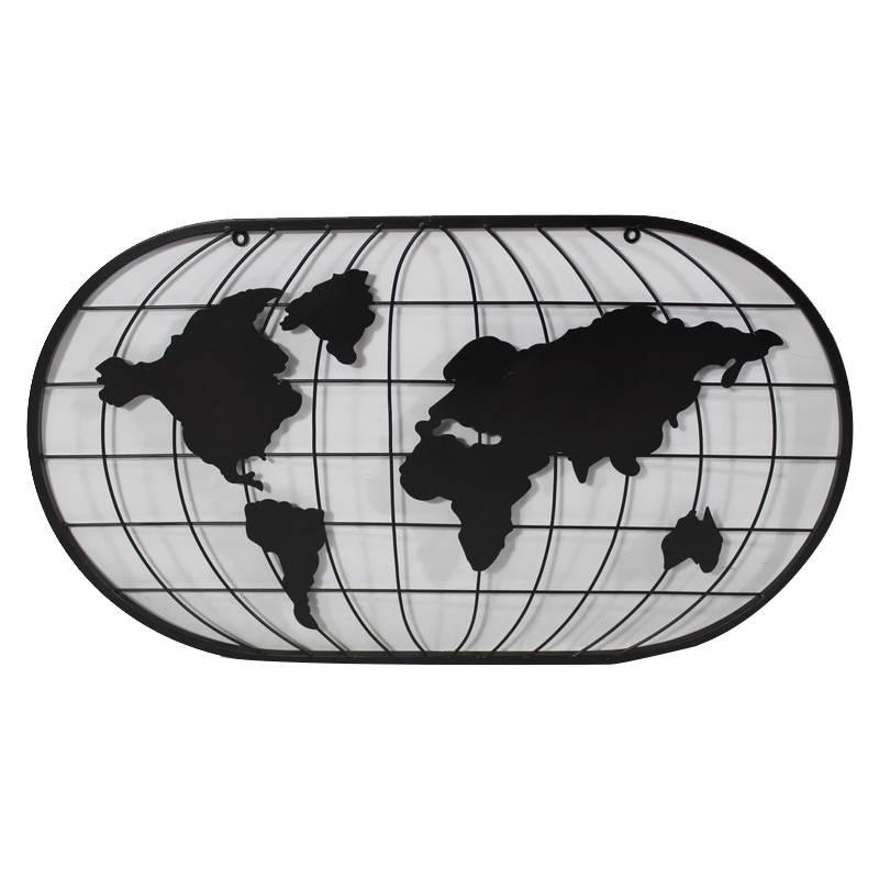 Special Price for Metal Wall Art Outside - World Map Wall Art for Home Decoration – Flying Sparks