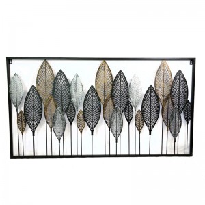 China Wholesale Metal Wall Art Exterior Factory - China Supplier Handmade Indoor Home Decor Metal Plant Wall Hanging  – Flying Sparks