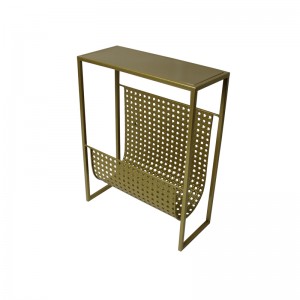 Side Table Nordic  Sofa  Small Bed End Modern Luxury Gold Metal Square  Coffee Side Table