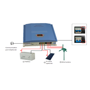 1000w 2000w 3kw 5kw 10kw 48/96/120/220v Wind Solar Hybrid Charge Controller For Off Grid System