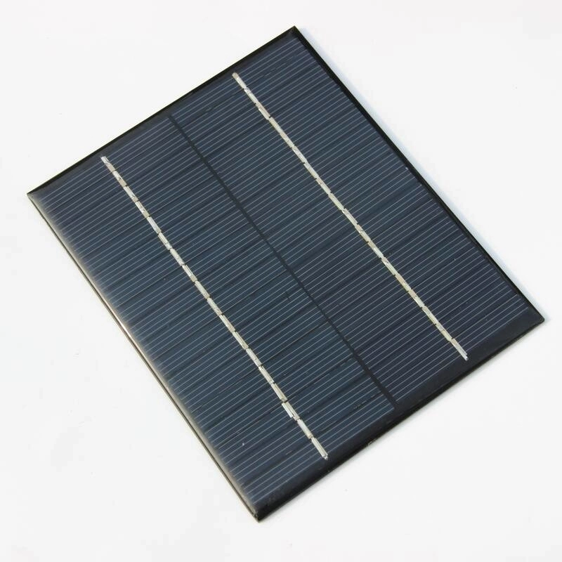 Epoxy Solar Cell Module 2W 18V Polycrystalline Solar Panel Para sa 12V Battery Charger DIY System Education 136*110MM
