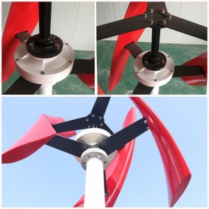 3kw 24v-96v Fertikale Wind Turbine Magnetic Levitation Wind Generator