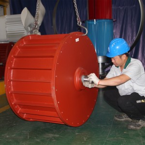 Alternator AC Generator Magnet Permanen Tanpa Roda Gigi Kecepatan Rendah 100kw 430v