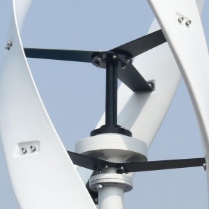Вертыкальны генератар ветравой турбіны 800 Вт 48 В, бясплатная альтэрнатыўная энергія
