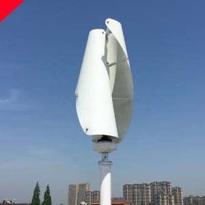FLYT 400W 1224V Home Use Wind Turbine Vertical Helix Small Wind Generator Axis Windmill Portable with Hybrid Controller
