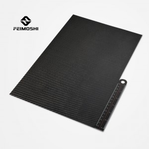 0.5-6MM 400X500mm 3K plain Matte glossy Carbon Plate Panel Sheets High Composite Hardness Material Anti-UV Carbon Fiber Board