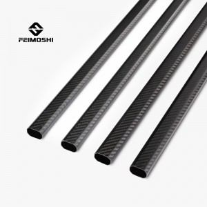 30x20mm custom carbon fiber octagonal square tube accessories
