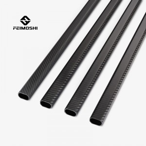 Custom high quality any size 3K octagonal carbon fiber tube