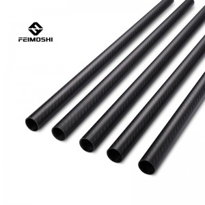 Large diameter 100% round carbon fiber tube manufacturer in China