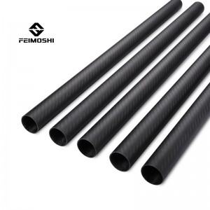 Roll-Wrapped 100% carbon fiber tube/boom/pipe 6mm-150mm diameter