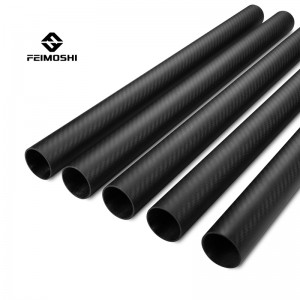 custom 15mm 3K twill matte carbon fiber tubes
