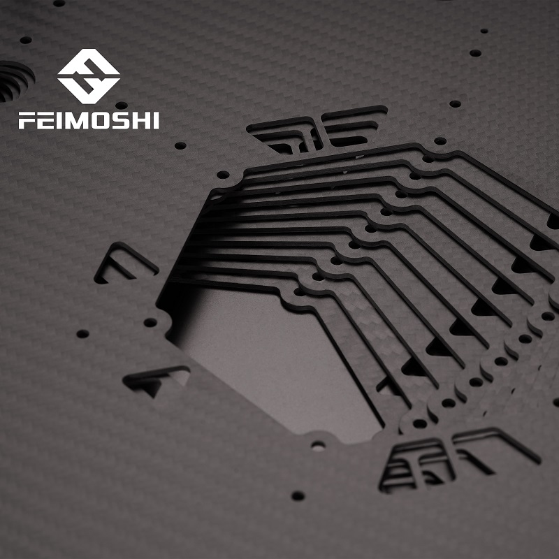 Best quality Carbon Fibre Guitar Picks - CNC machining carbon fiber parts cutting for drone – Feimoshi