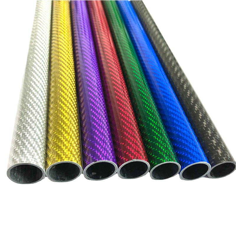 color carbon fiber boom