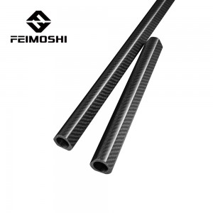 Custom triangle full carbon fiber tube for industry