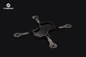 CNC machining carbon fiber parts cutting for drone