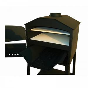 Modern Wood Burning Stove With Pizza Oven