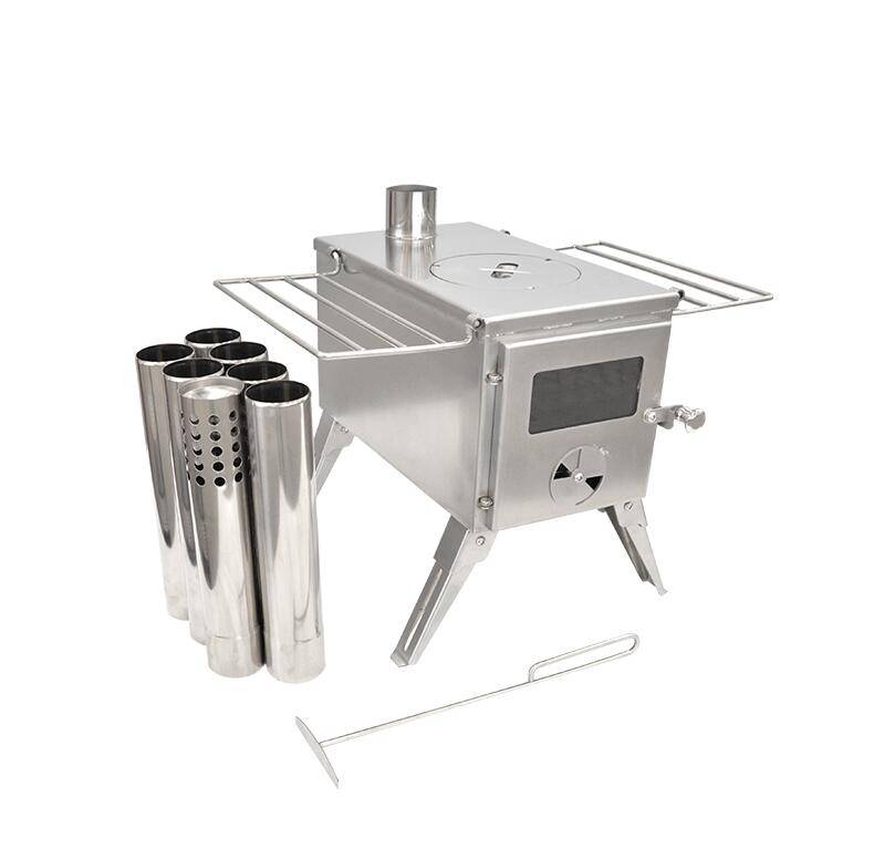 Portable 304 Stainless Steel Tent Stove Featured Image