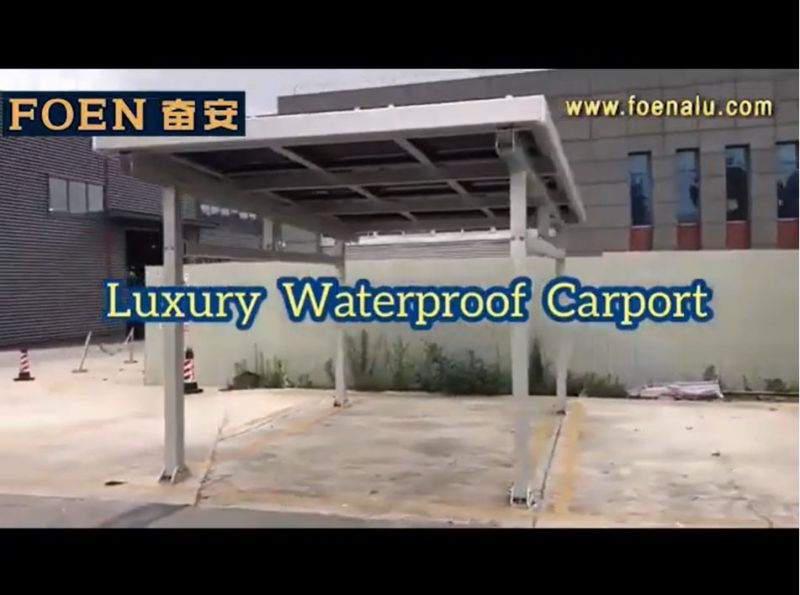 Fenan aluminumFOEN aluminum carport waterproof canopy shade solar panel racking mounting system