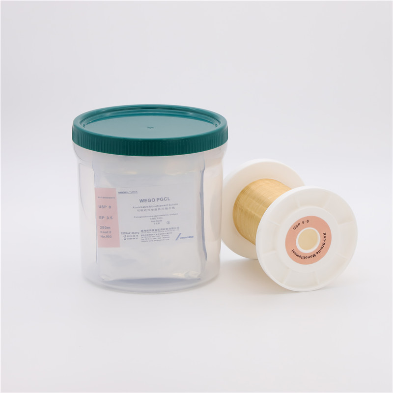 factory low price Hydrocolloid Dressing Over Sutures - Non-Sterile Monofilament Absoroable Polyglecaprone 25 Sutures Thread – Foosin