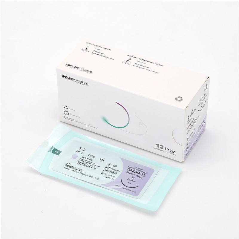 Sterile Multifilament Absoroable Polycolid Acid Sutures With or Without Needle WEGO-PGA Featured Image