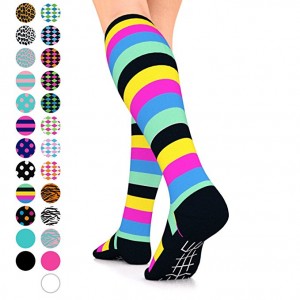 Unisex Compression Socks Marathon Running Sports Socks Men Women Knee High Socks For Edema Diabetes Varicose Veins