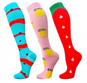 Running Compression Socks Knee High Socks Pantyhose Over Calf High 20-30 mmhg Pressure Socks