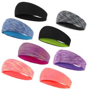 Headband for Yoga/Running/Cycling/Exercise Workout Sport Elastic Sweatband Hairwrap Men Women Headwear Accessories
