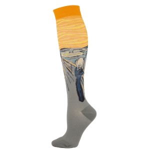 Compression Socks Colorful Patterned Knee High Stockings