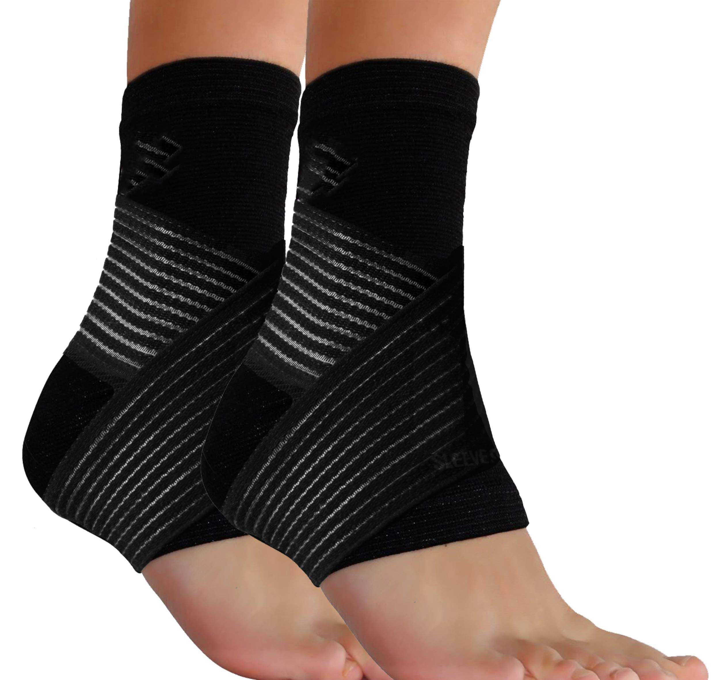 Ankle Support Brace Compression Sleeve Pain Relief Foot Plantar Fasciitis  Wrap
