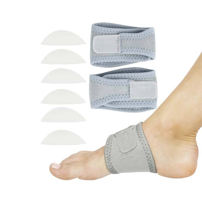 Factory Price Gel Arm Brace - Arch Support Brace – Plantar Fasciitis Gel Strap for Men, Woman – Orthotic Compression Support Wrap Aids Foot Pain, High Arches, Flat Feet, Heel Fatigue &...