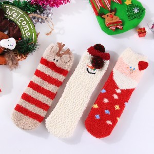 Christmas Socks, Fascigirl Santa Socks Christmas Slipper Socks Women Kids Ladies Snowflake Colorful Socks
